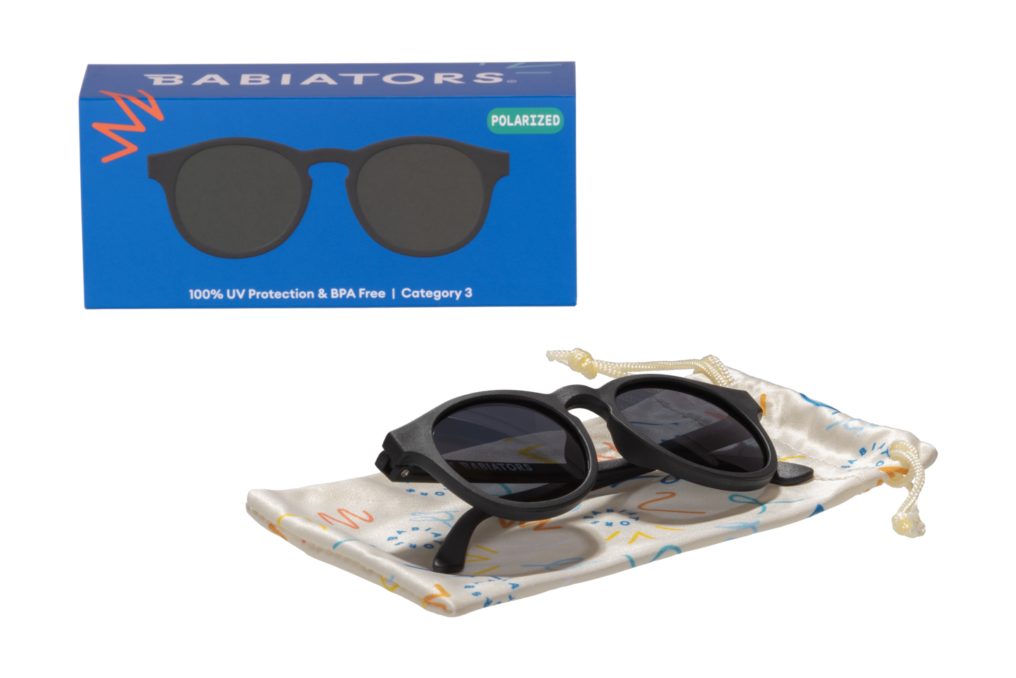 Babiators - Jet Black Gradient Lens Polarized Keyhole Sunglasses