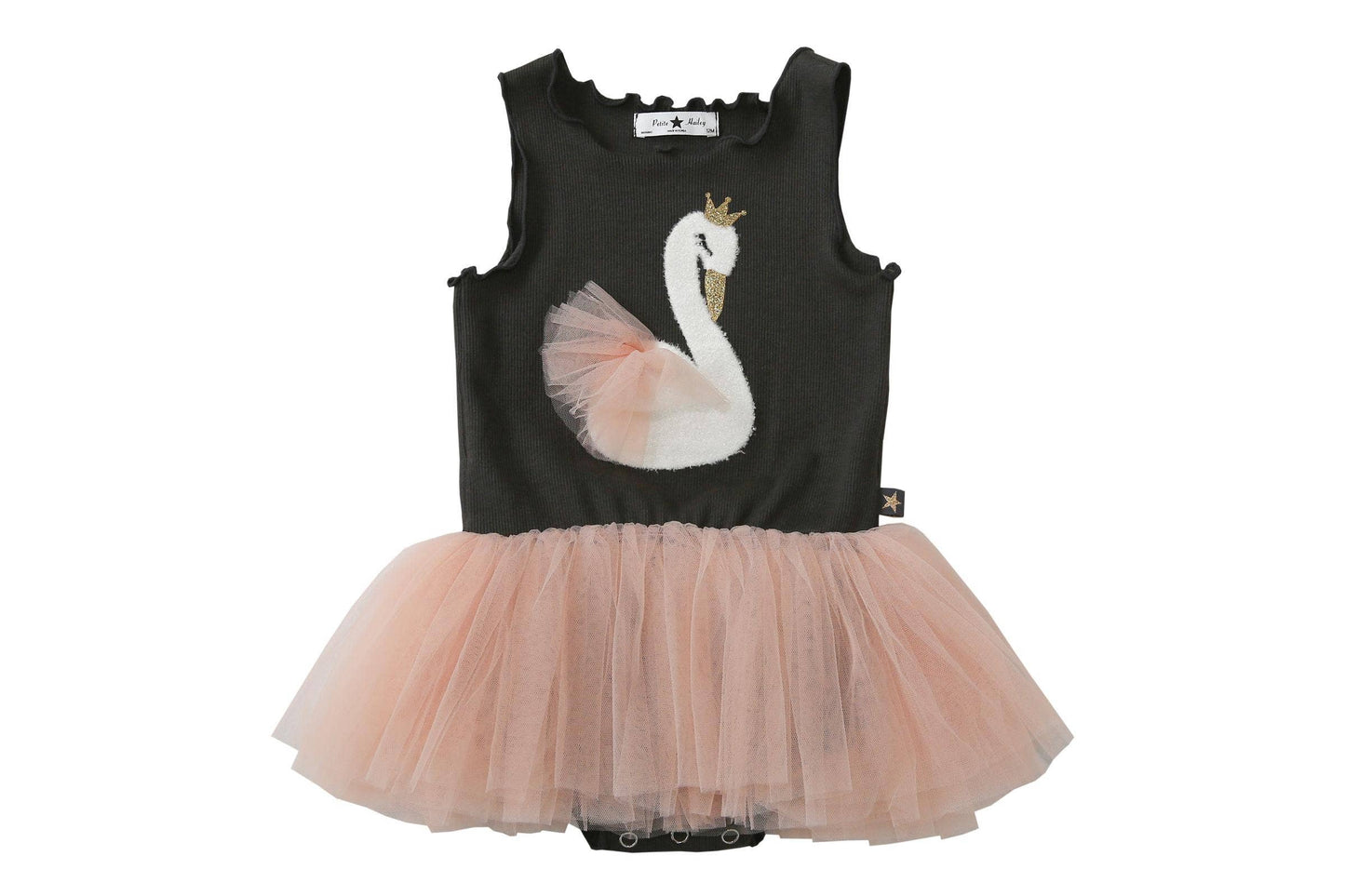 Petite Hailey - Swan Baby Tutu: Pink / 6M