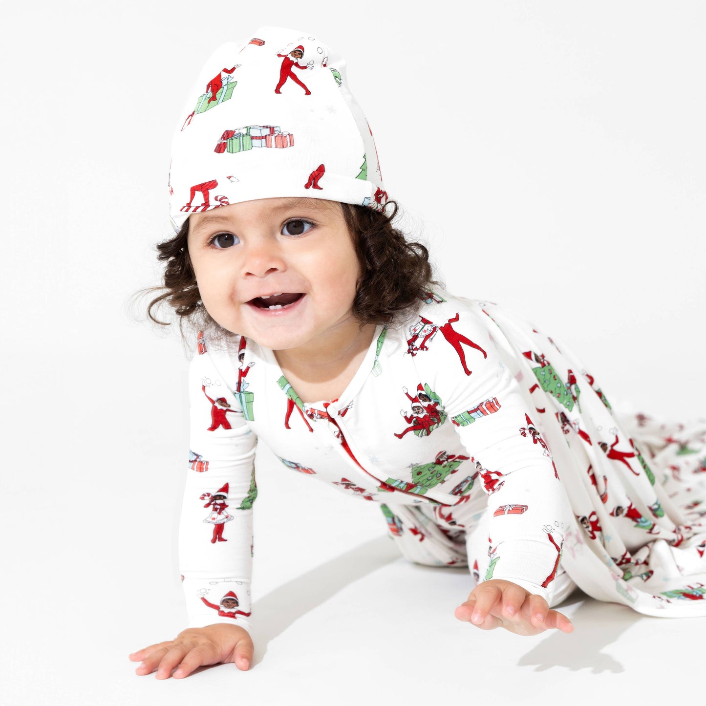 Bellabu Bear - Christmas Pajamas: The Elf on the Shelf Bamboo Sleepwear: 12-18 Months