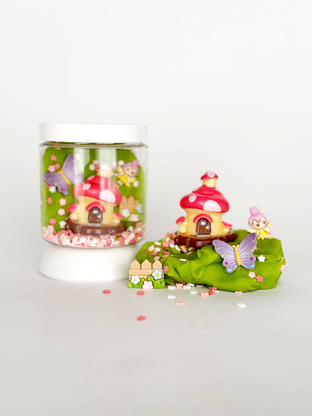 Earth Grown KidDoughs (KidDoughs by EGKD) - Fairy Garden Mini Dough-To-Go