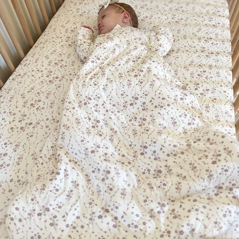 gunamuna - FW25 LONG SLEEVE SLEEP BAG: Giraffe Moss / 18-24M / 1.0