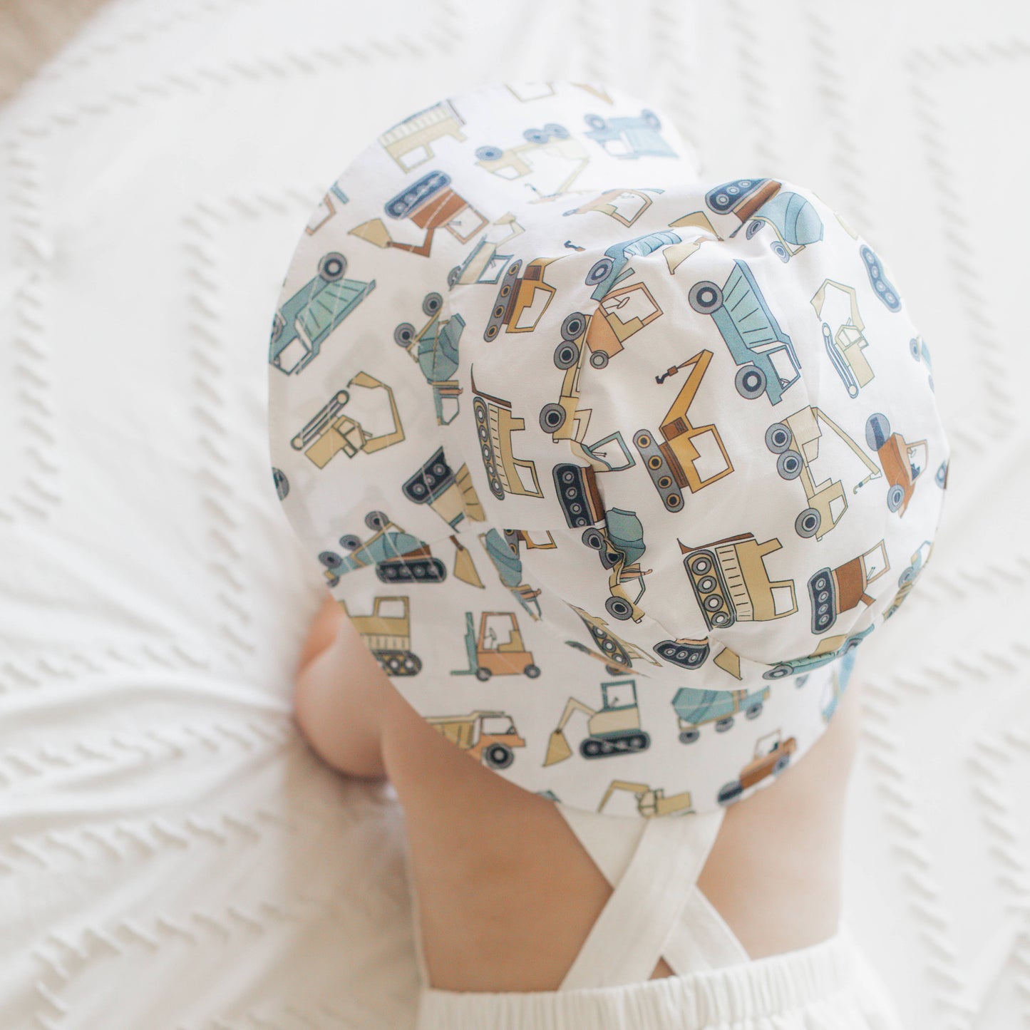 Construction Trucks Bucket Hat UPF 50+ Baby & Toddler: 2-4 years