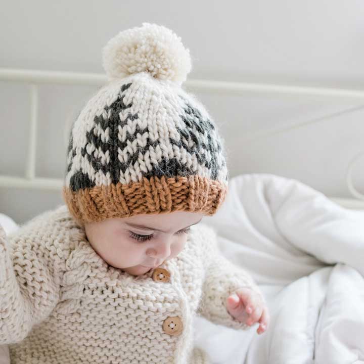Forest Knit Beanie Hat Baby & Kids: L (2-6 years)