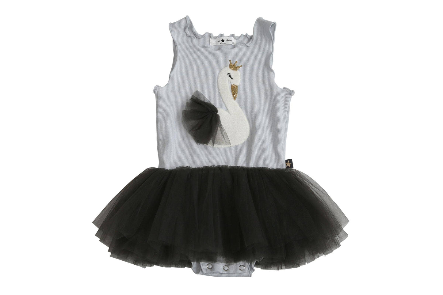 Petite Hailey - Swan Baby Tutu: Pink / 6M
