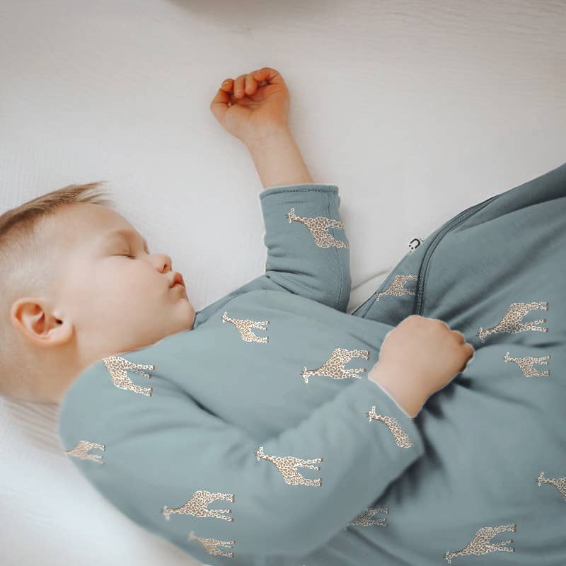 gunamuna - FW25 LONG SLEEVE SLEEP BAG: Posie / 9-18M / 1.0