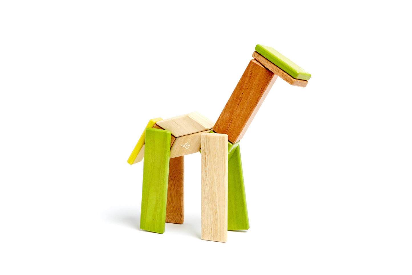 Tegu - 14 Piece Magnetic Wooden Block Set: Blues