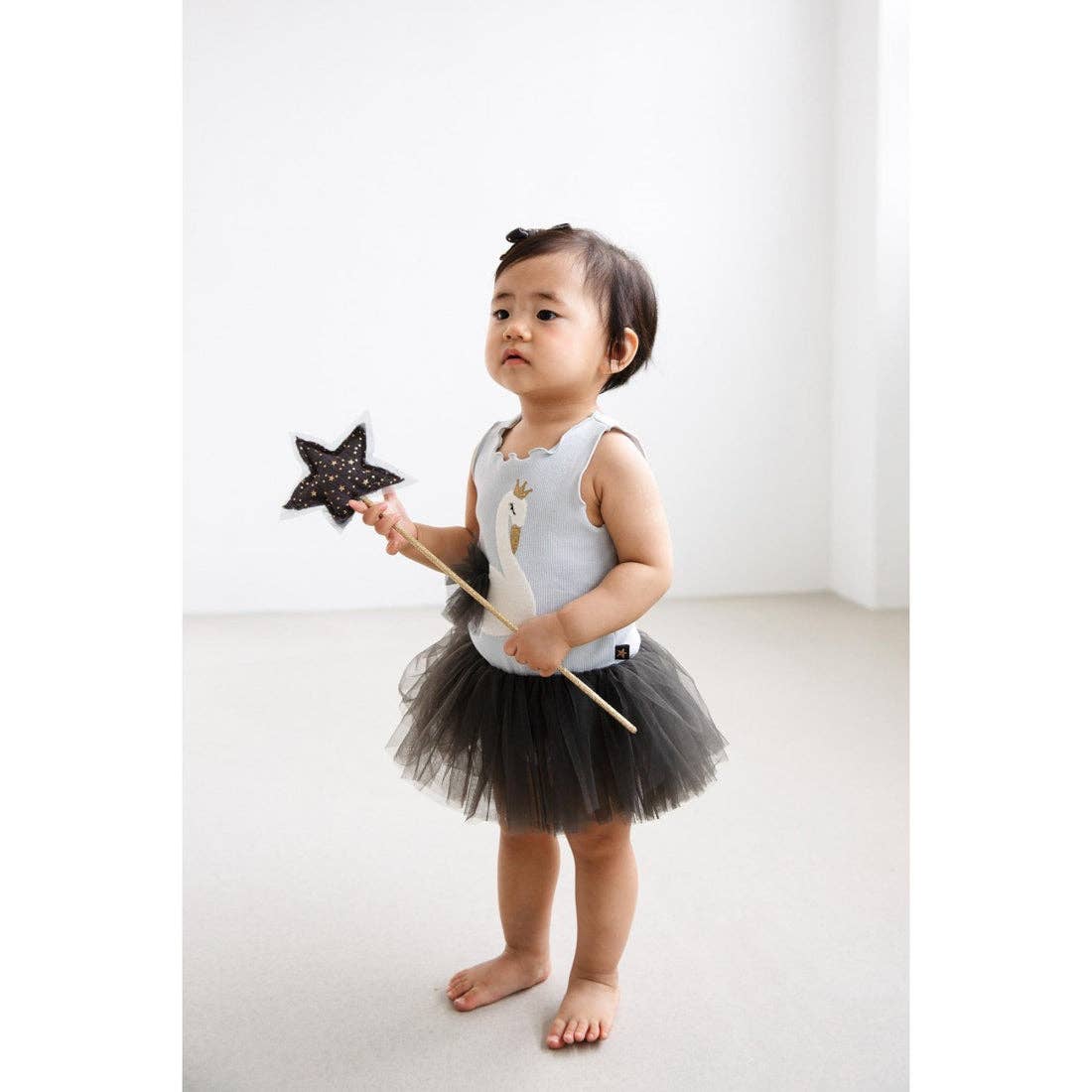 Petite Hailey - Swan Baby Tutu: Pink / 6M