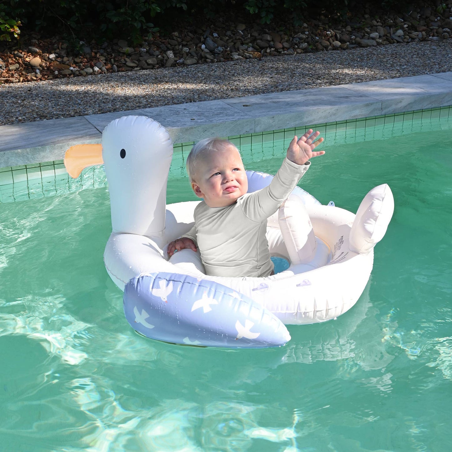Sunnylife - Baby Float Sid the Seagull Blue