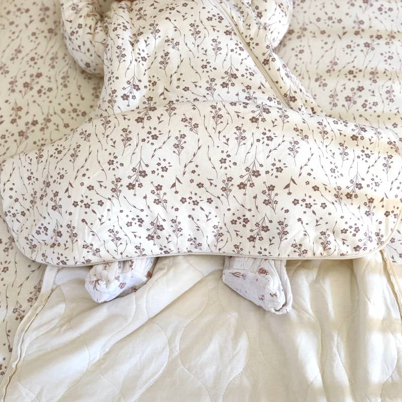 gunamuna - FW25 LONG SLEEVE SLEEP BAG: Giraffe Moss / 18-24M / 1.0