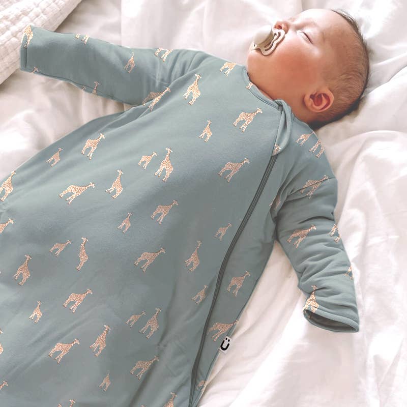 gunamuna - FW25 LONG SLEEVE SLEEP BAG: Posie / 9-18M / 1.0