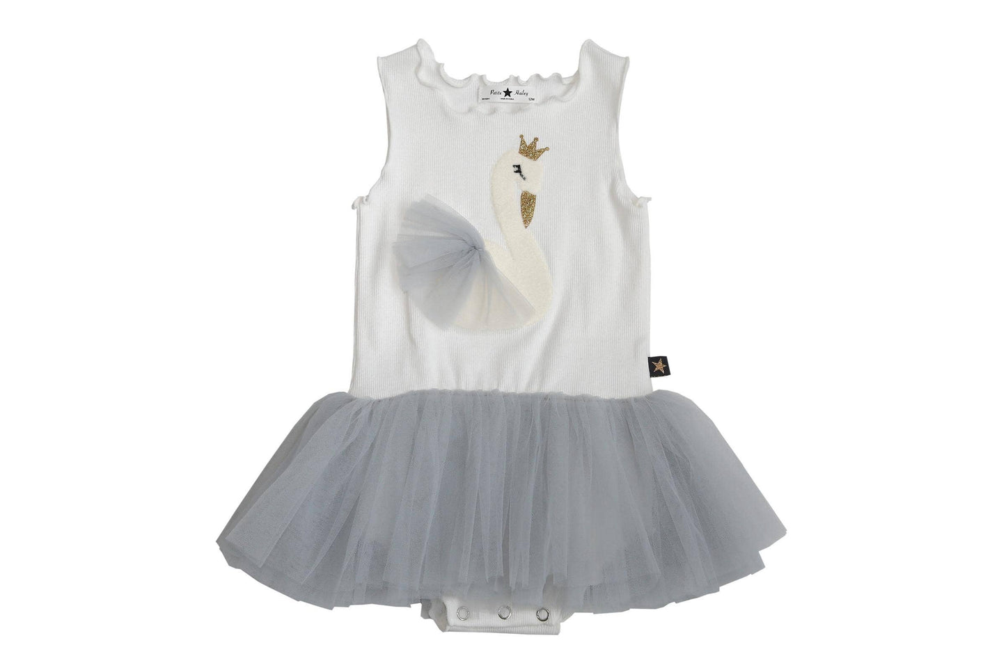 Petite Hailey - Swan Baby Tutu: Pink / 6M