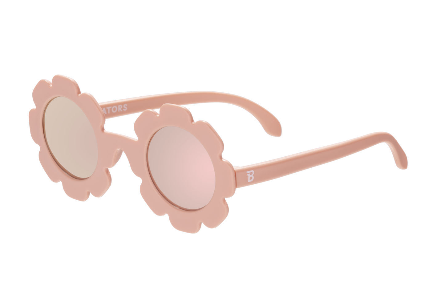 Babiators - Peach Keen Polarized Flower Sunglasses with Mirrored Lens