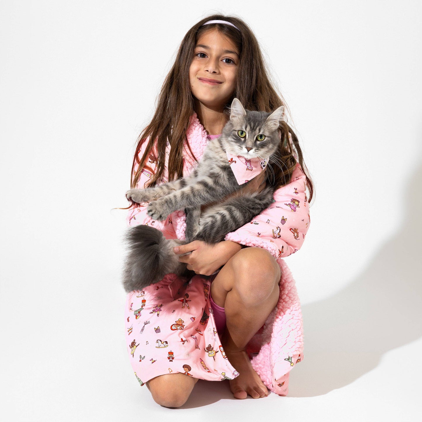 Bellabu Bear - Santa's Workshop Bamboo Matching Pet Bandana: M/L