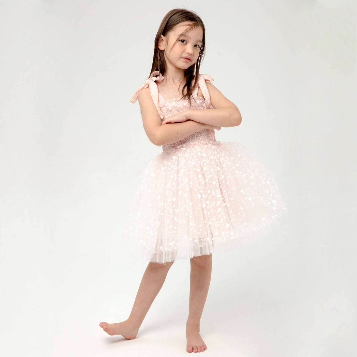 Petite Hailey - Hanna Tutu Dress: Ivory / 3