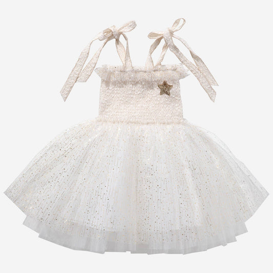 Petite Hailey - Hanna Tutu Dress: Ivory / 3