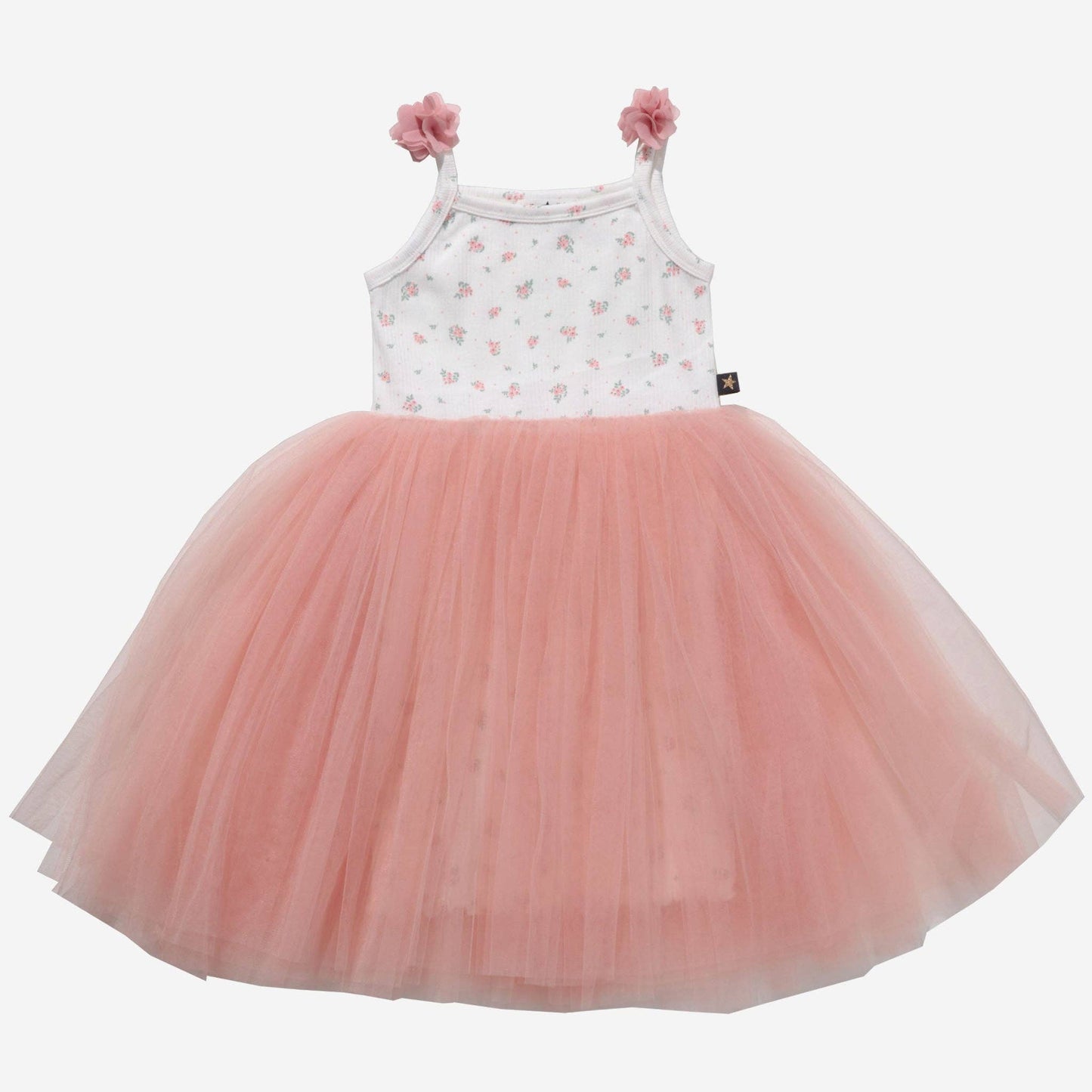 Petite Hailey - Vintage Flower 6 Tutu Dress: Pink / 6