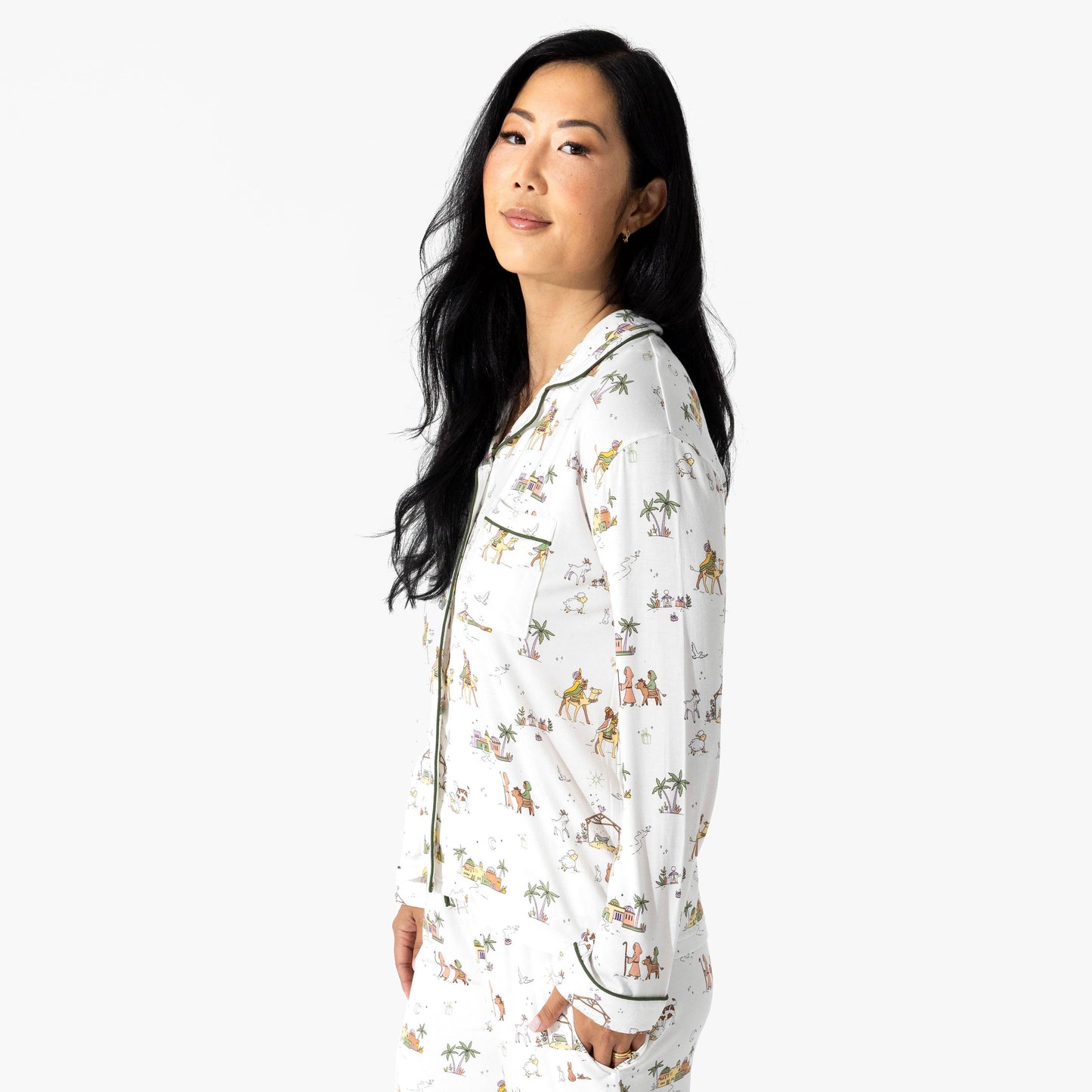 Bellabu Bear - Yule Tide Bamboo Women's Pajama Set: XS