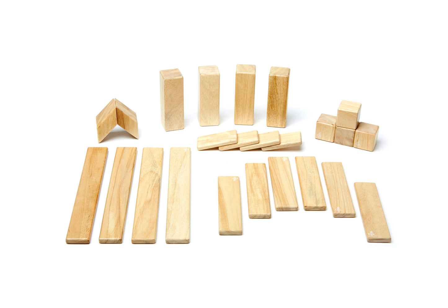 Tegu - 24 Piece Magnetic Wooden Block Set: Tints