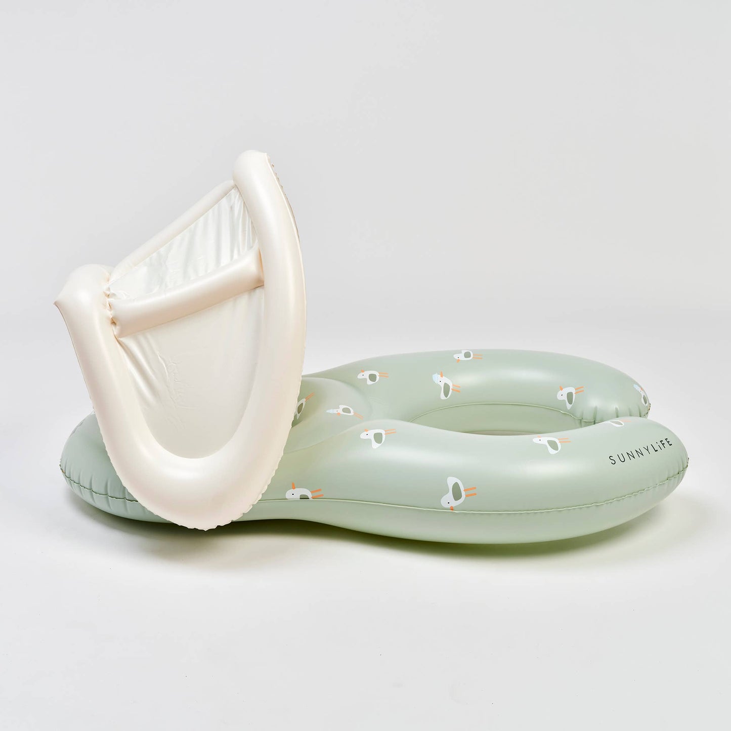 Sunnylife - Float Together Baby Seat Sammy the Seagull Green