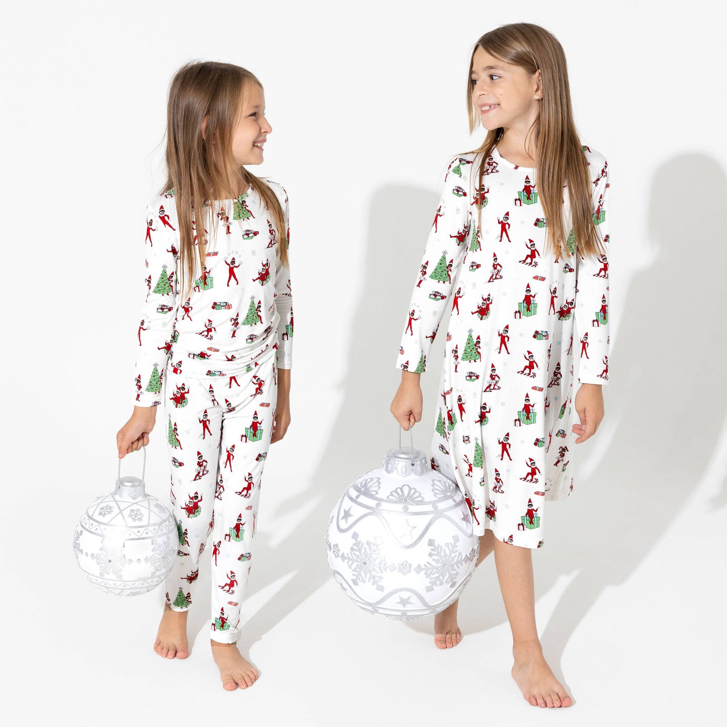 Bellabu Bear - The Elf on the Shelf Bamboo Kids Pajamas: 2T