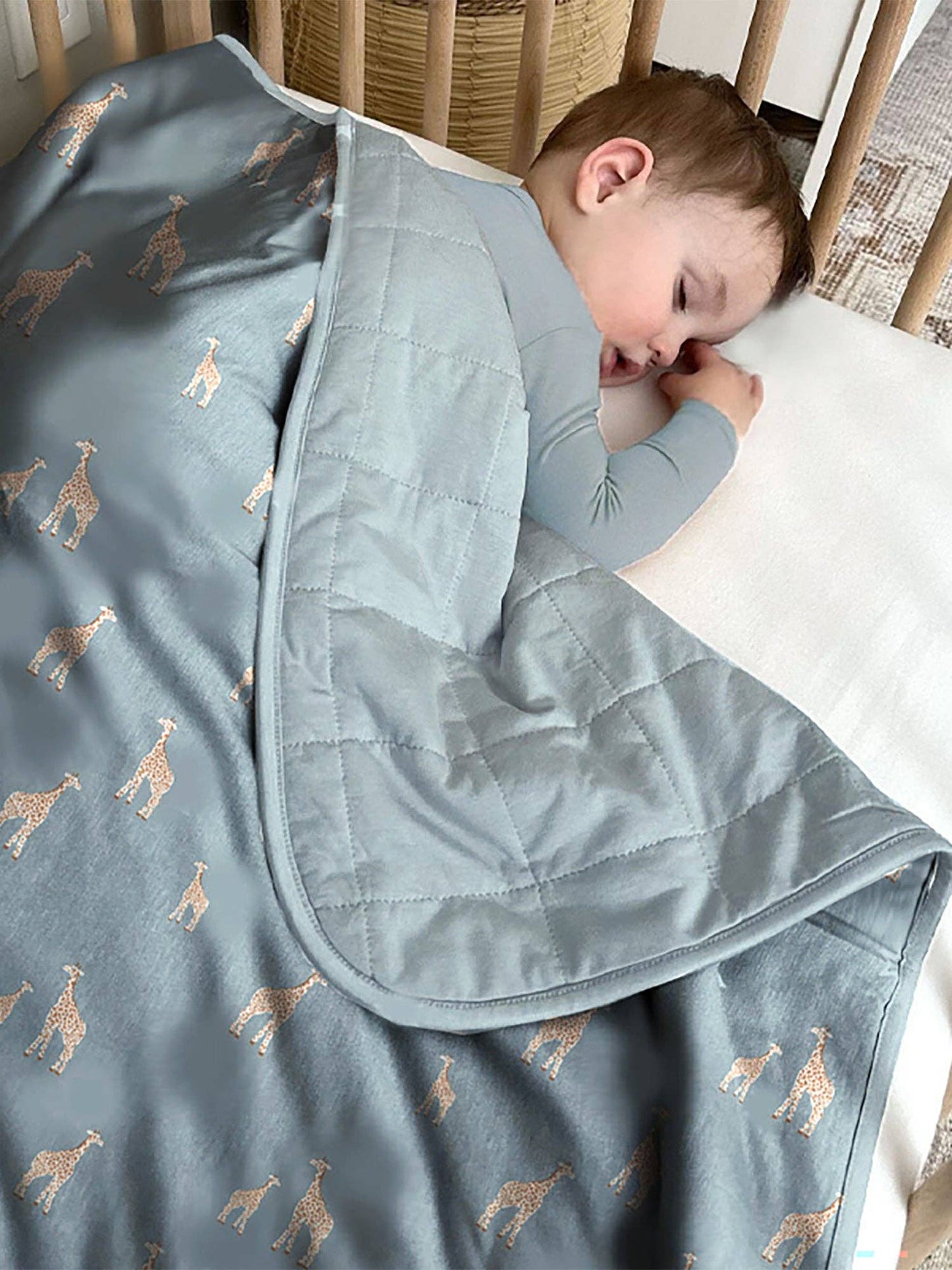 gunamuna - FW25 CLOUD BLANKET: Cowboy Goose / Toddler / 1.0