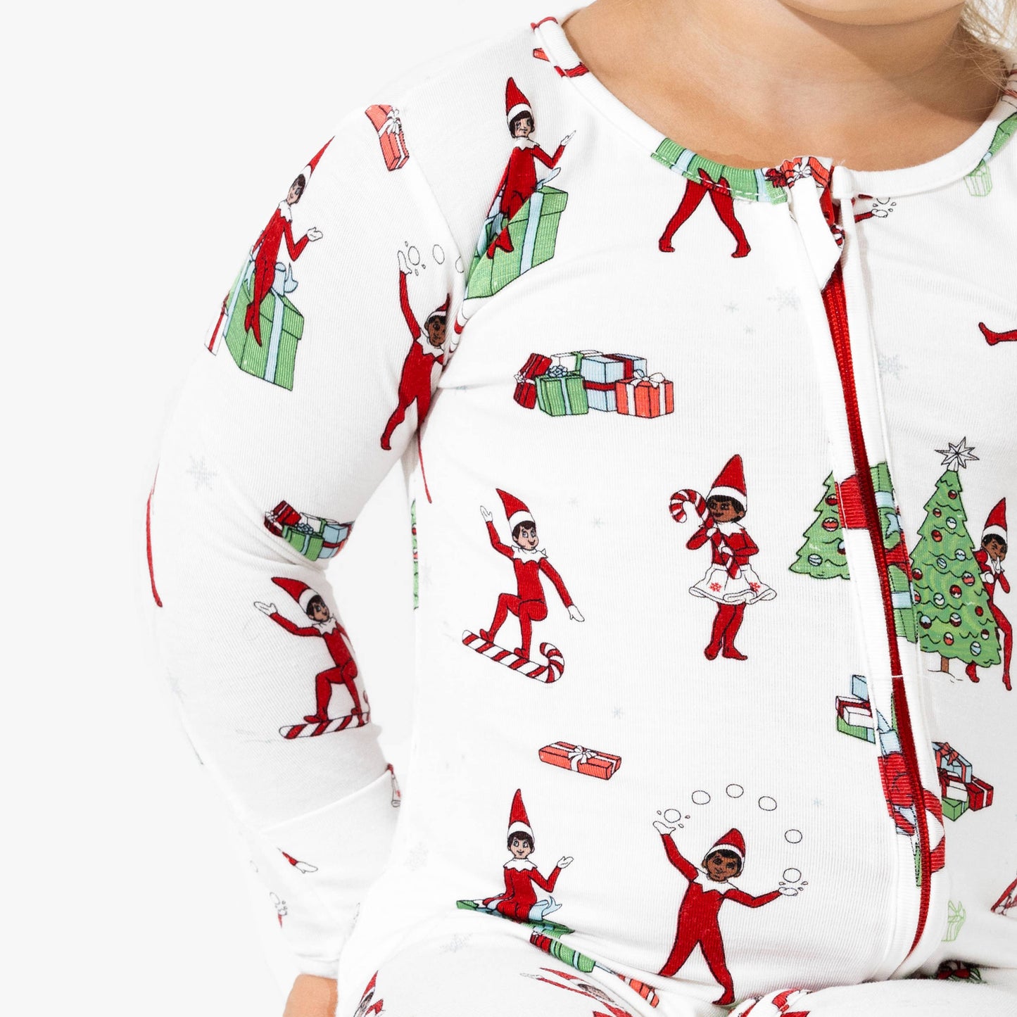 Bellabu Bear - Christmas Pajamas: The Elf on the Shelf Bamboo Sleepwear: 12-18 Months