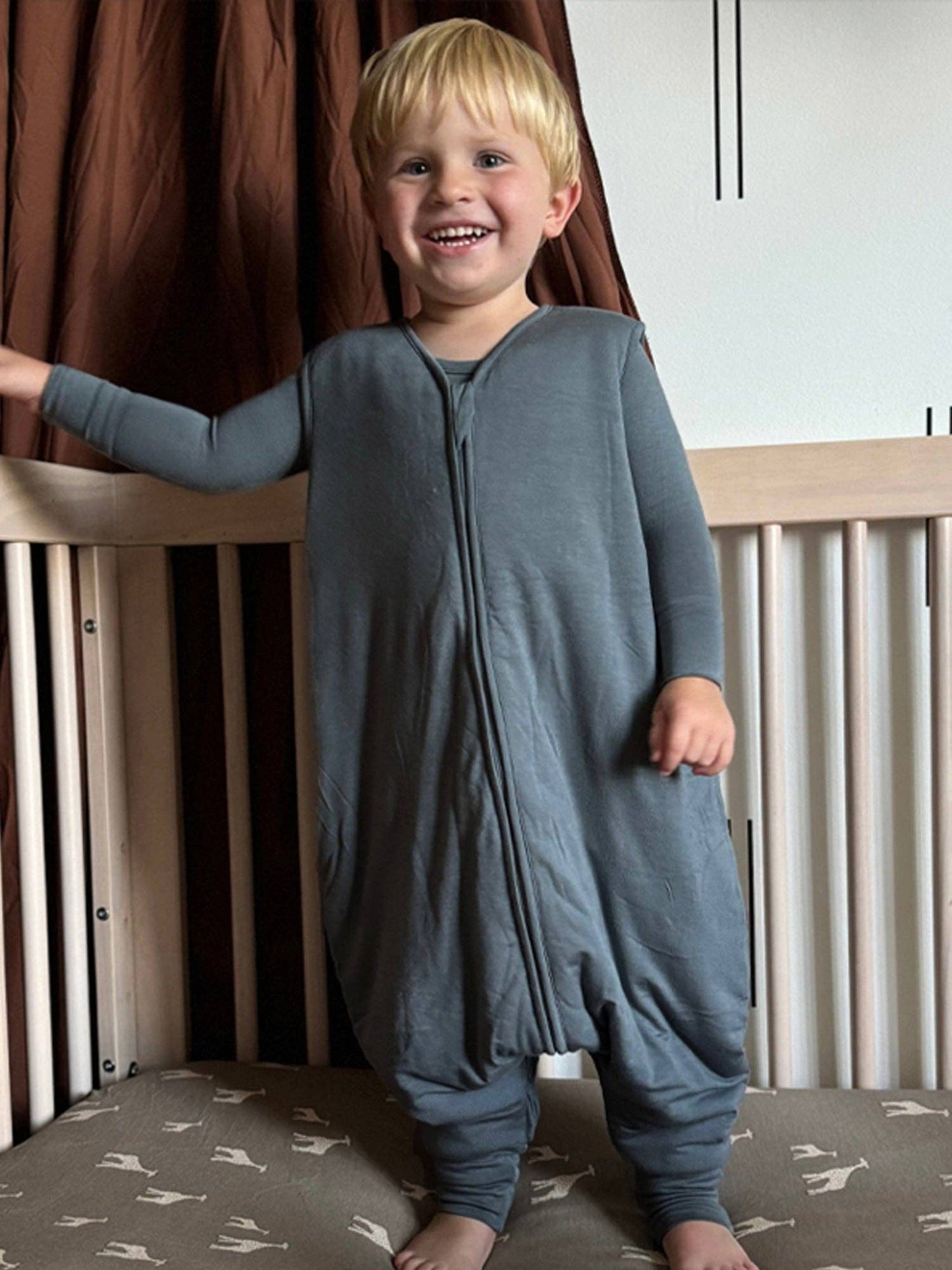 gunamuna - FW25 FOOTIE SLEEP BAG: Goose / 18-36M / 2.5