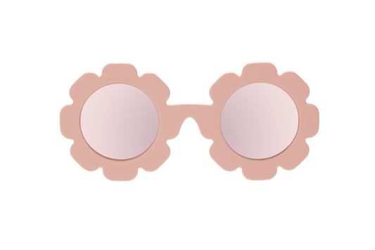 Babiators - Peach Keen Polarized Flower Sunglasses with Mirrored Lens