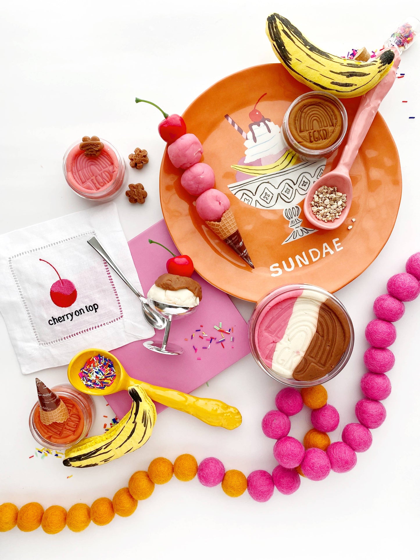 Earth Grown KidDoughs (KidDoughs by EGKD) - Ice Cream KidDough Play Kit