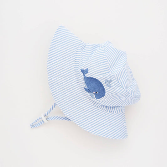 Whale Bucket Hat UPF 50+ Baby & Toddler: 2-4 years