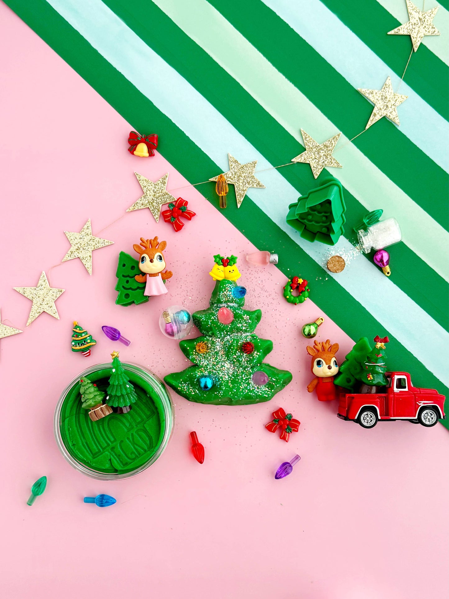 Earth Grown KidDoughs (KidDoughs by EGKD) - Trim a Tree KidDough Play Kit