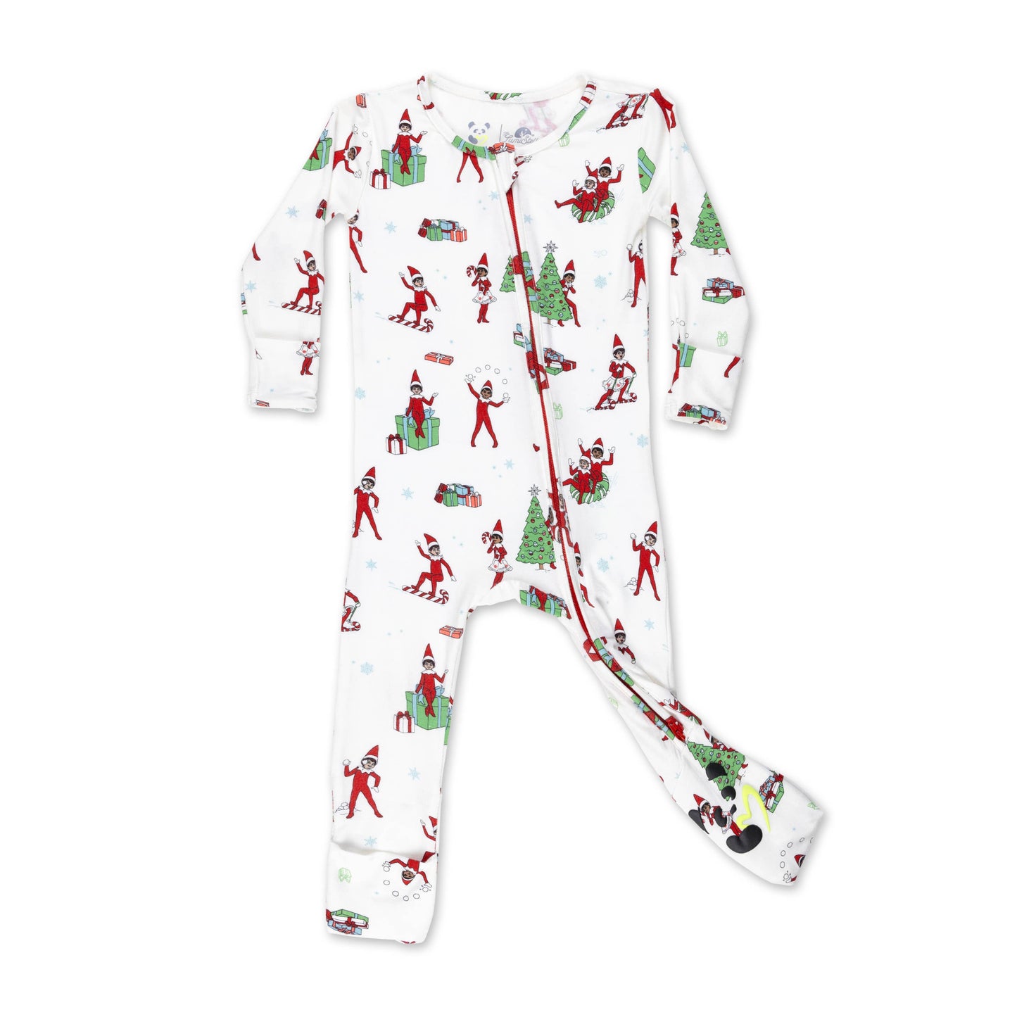Bellabu Bear - Christmas Pajamas: The Elf on the Shelf Bamboo Sleepwear: 12-18 Months