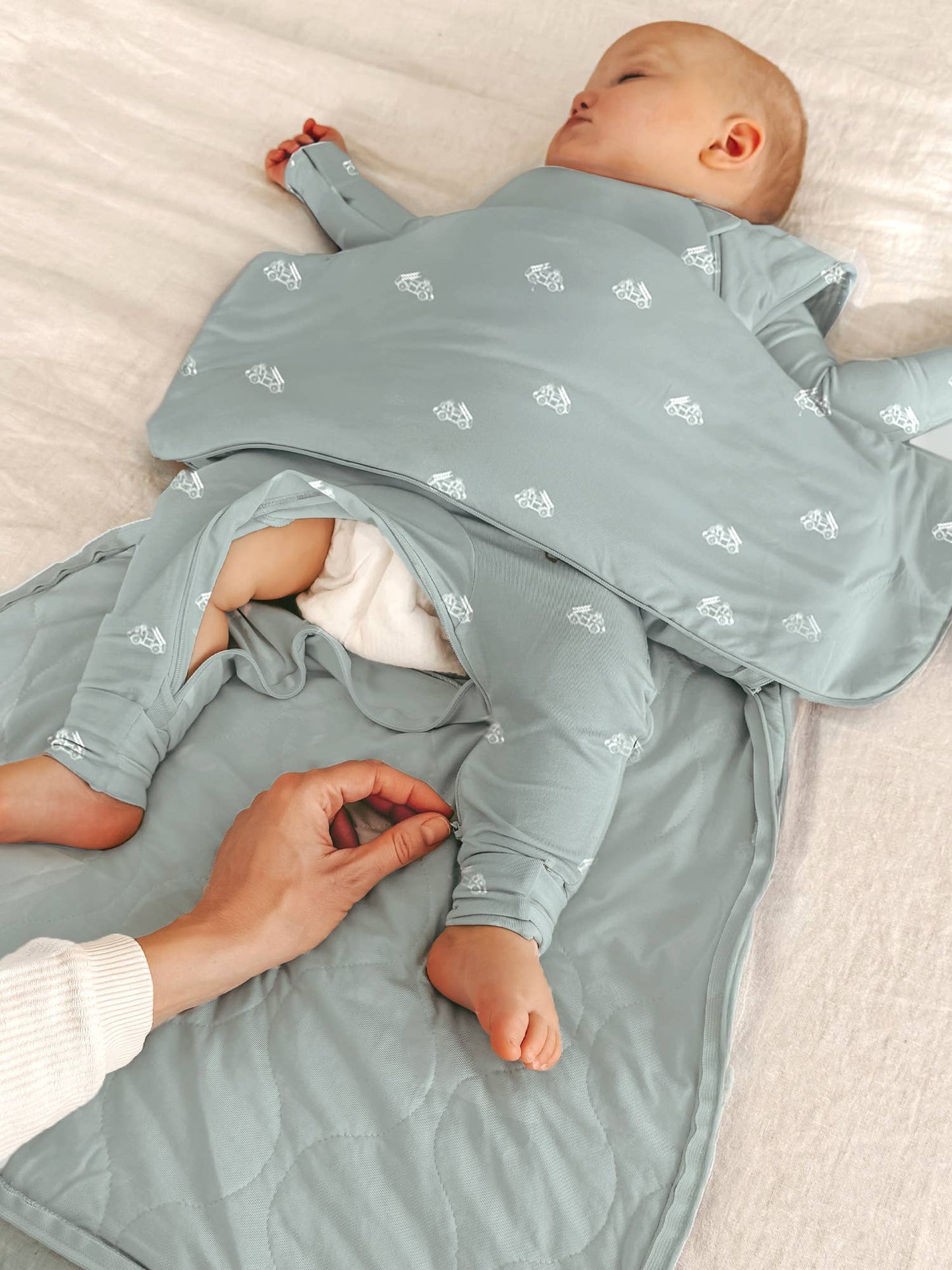 gunamuna - SLEEP BAG 1.0: Goose / 3-9 months / 1.0