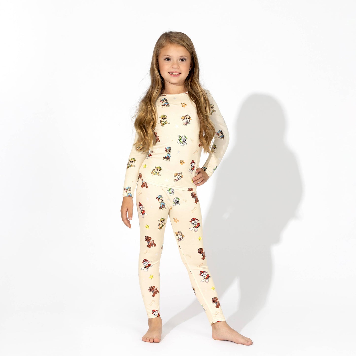 Bellabu Bear - PAW Patrol Bamboo Kids Pajamas: 4T