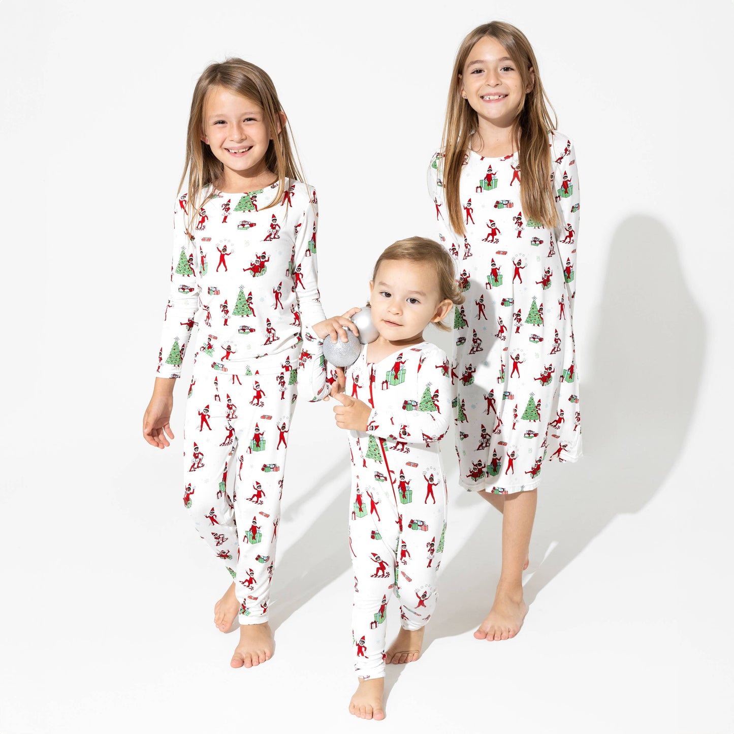 Bellabu Bear - Christmas Pajamas: The Elf on the Shelf Bamboo Sleepwear: 12-18 Months