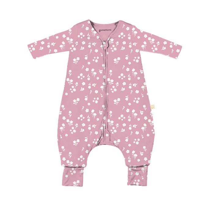 gunamuna - FW25 LONG SLEEVE FOOTIE SLEEP BAG: Goose / 12-18M / 1.0