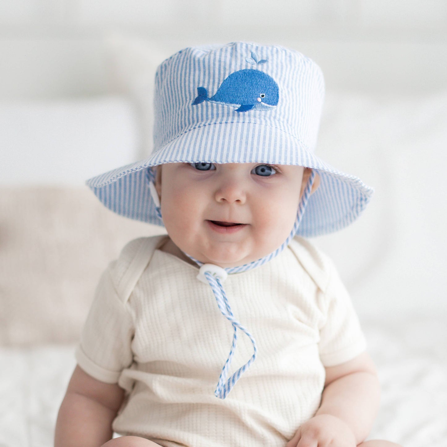 Whale Bucket Hat UPF 50+ Baby & Toddler: 2-4 years