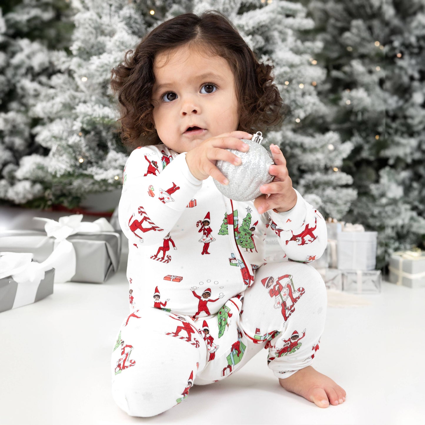 Bellabu Bear - Christmas Pajamas: The Elf on the Shelf Bamboo Sleepwear: 12-18 Months