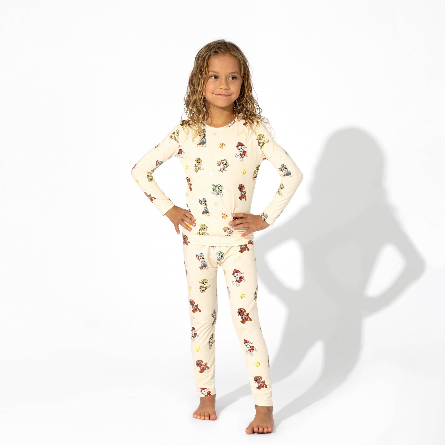 Bellabu Bear - PAW Patrol Bamboo Kids Pajamas: 4T