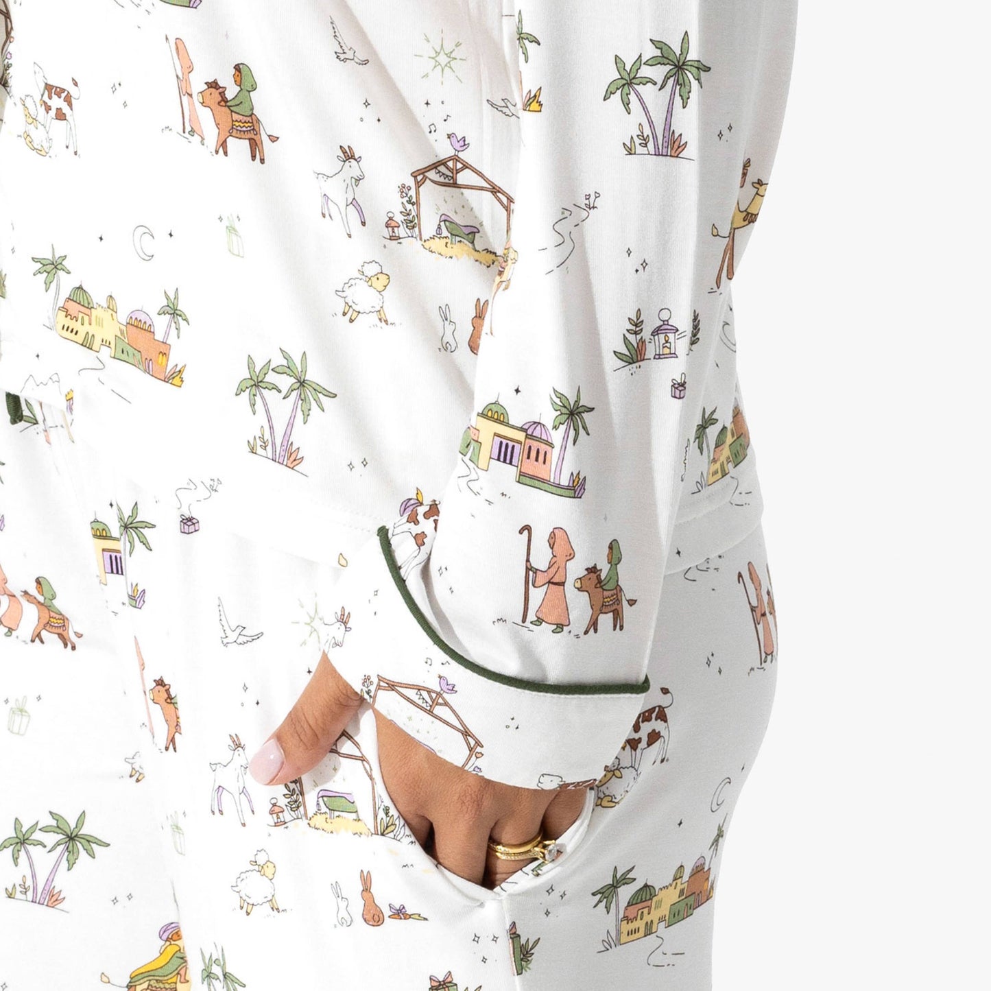 Bellabu Bear - Yule Tide Bamboo Women's Pajama Set: XS