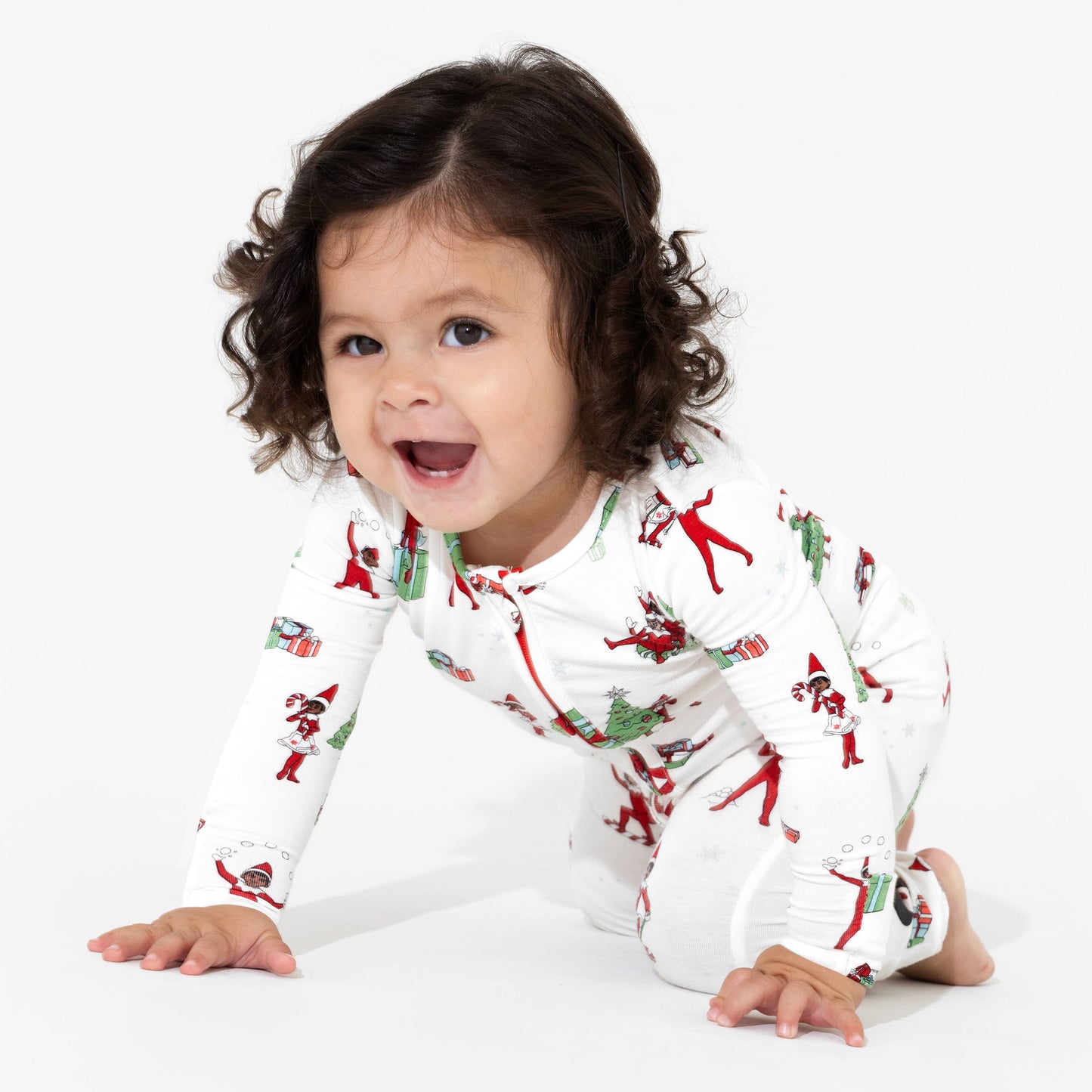 Bellabu Bear - Christmas Pajamas: The Elf on the Shelf Bamboo Sleepwear: 12-18 Months
