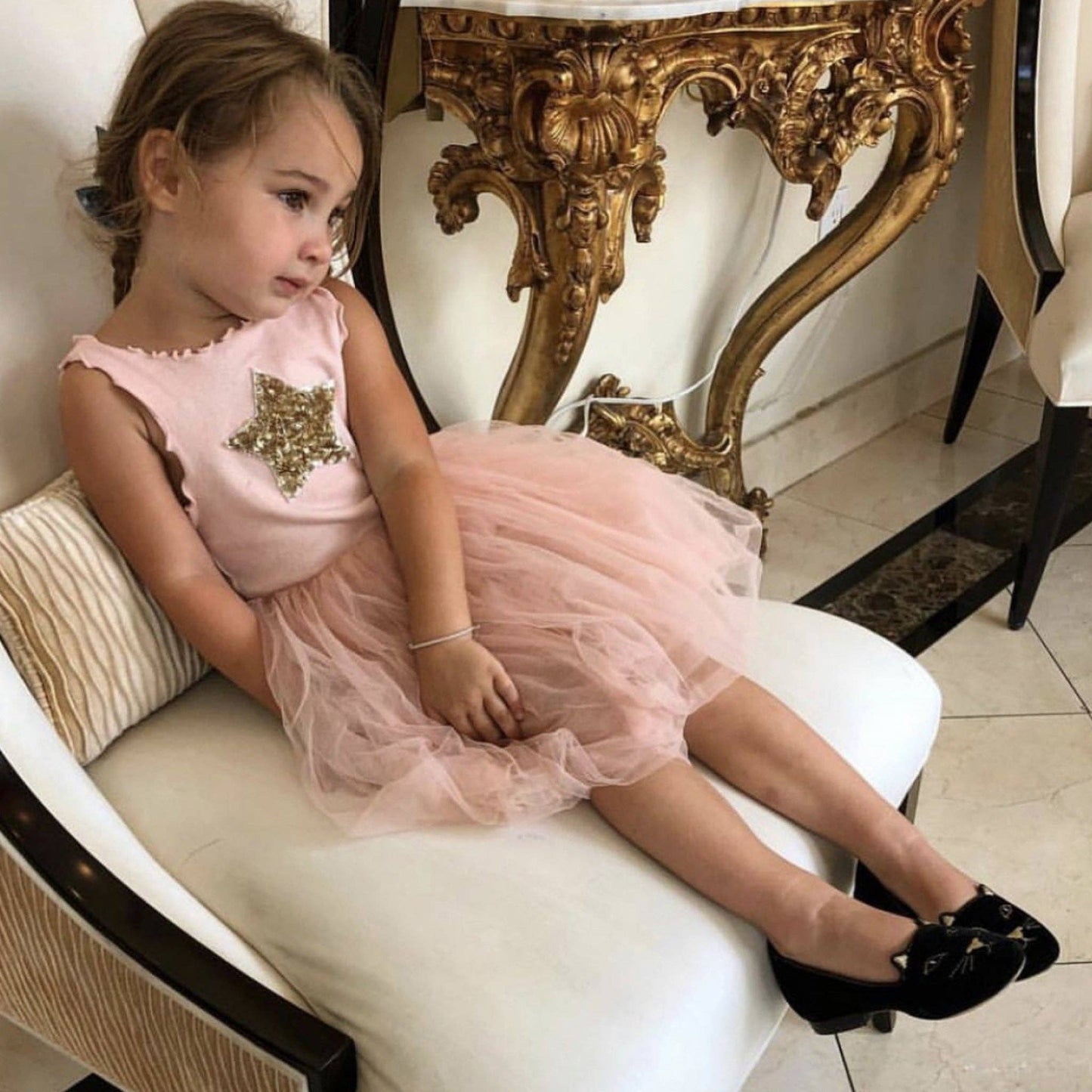 Petite Hailey - PH Star Tutu Dress: Pink / 2