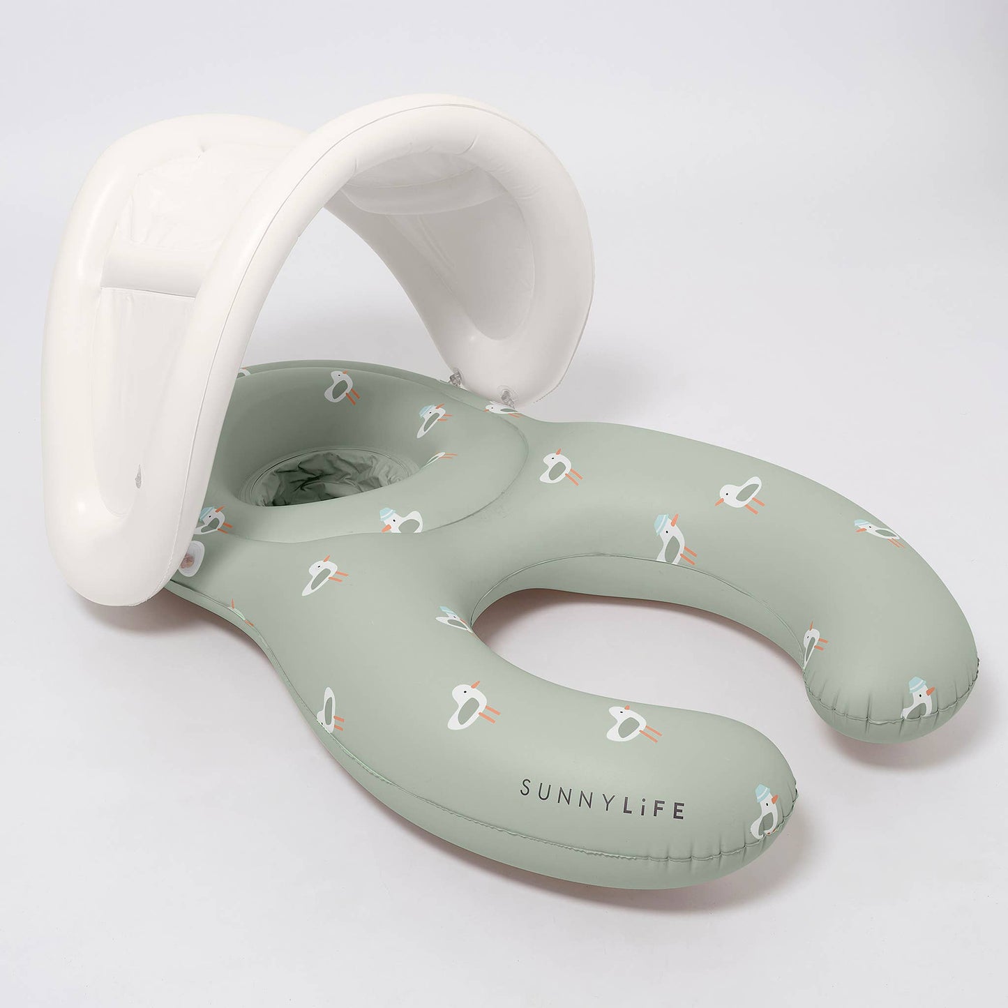 Sunnylife - Float Together Baby Seat Sammy the Seagull Green
