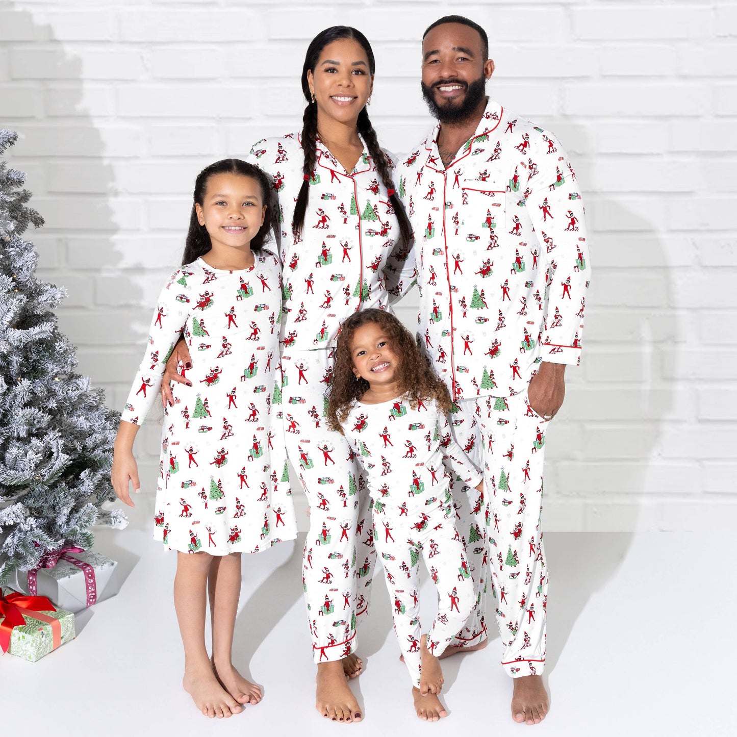 Bellabu Bear - The Elf on the Shelf Bamboo Women's Pajama Set: L