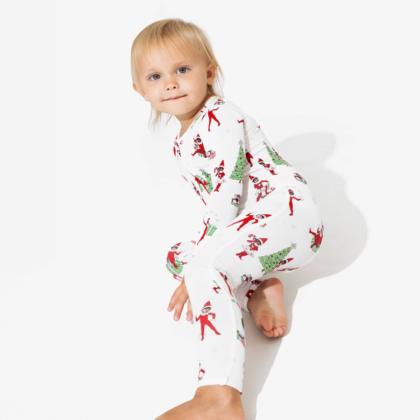 Bellabu Bear - Christmas Pajamas: The Elf on the Shelf Bamboo Sleepwear: 12-18 Months