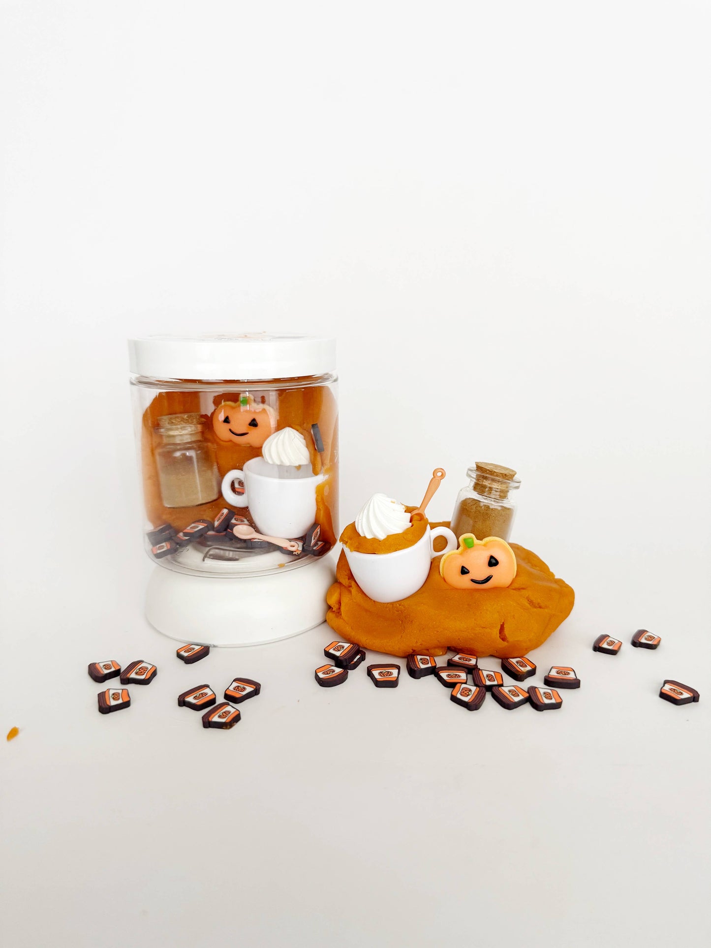 Earth Grown KidDoughs (KidDoughs by EGKD) - Pumpkin Spice Latte Mini Dough-to-Go