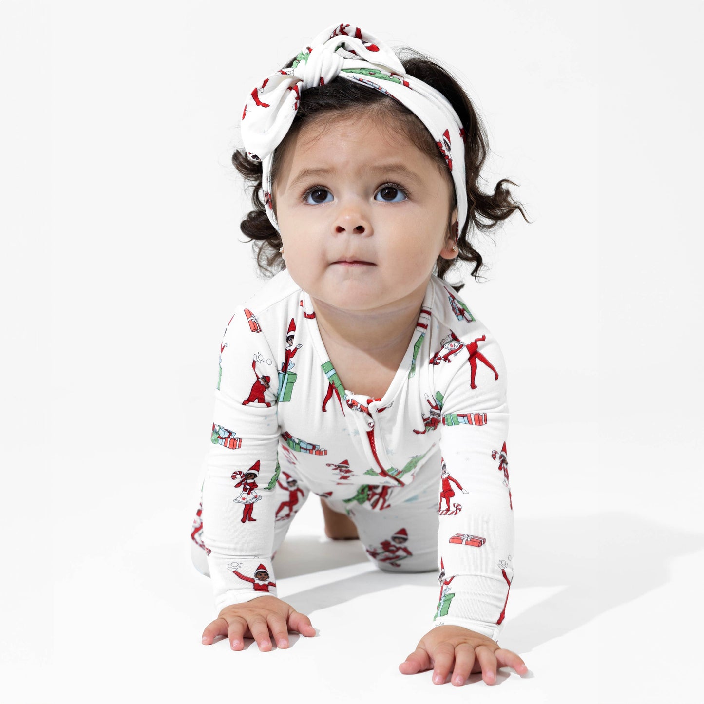 Bellabu Bear - Christmas Pajamas: The Elf on the Shelf Bamboo Sleepwear: 12-18 Months