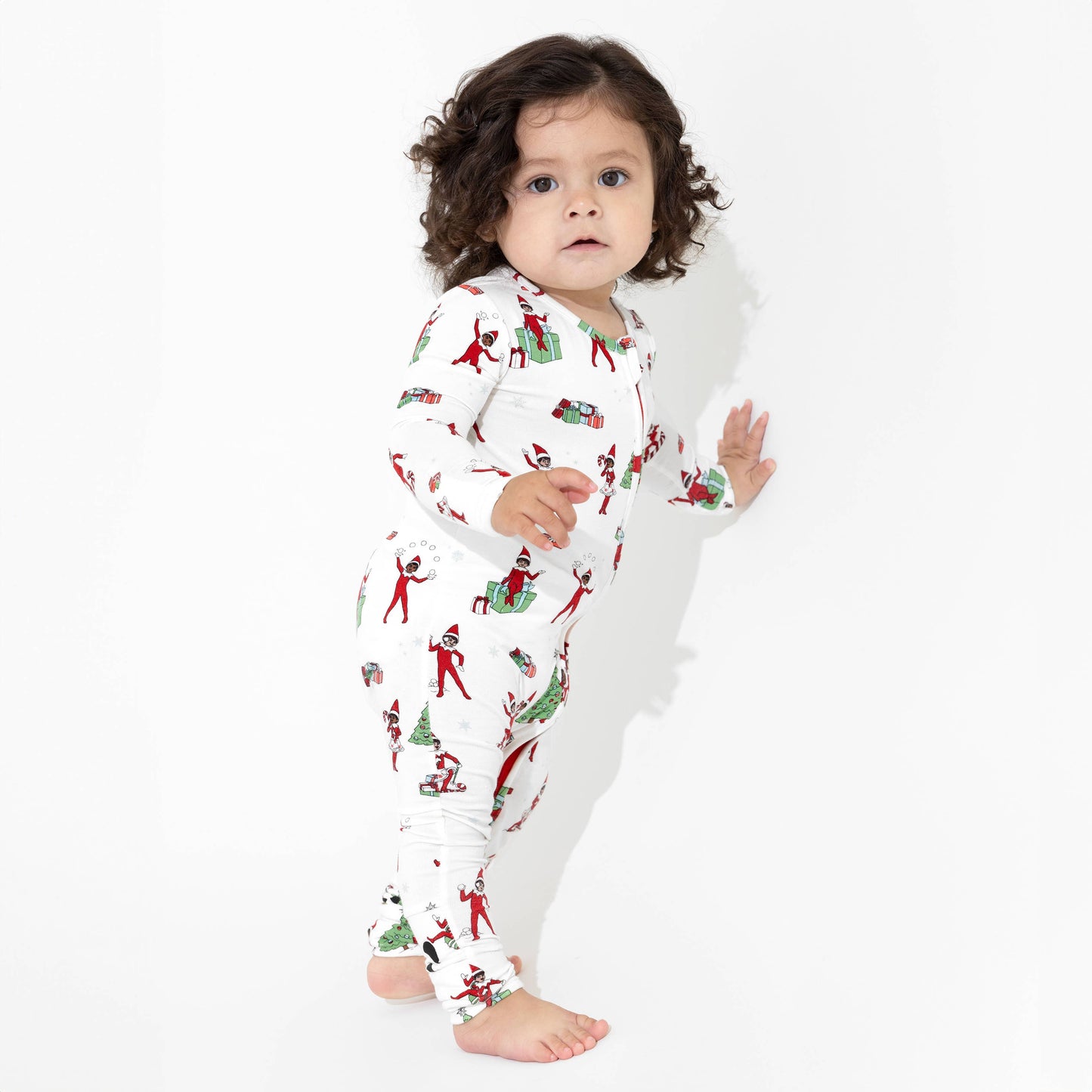 Bellabu Bear - Christmas Pajamas: The Elf on the Shelf Bamboo Sleepwear: 12-18 Months