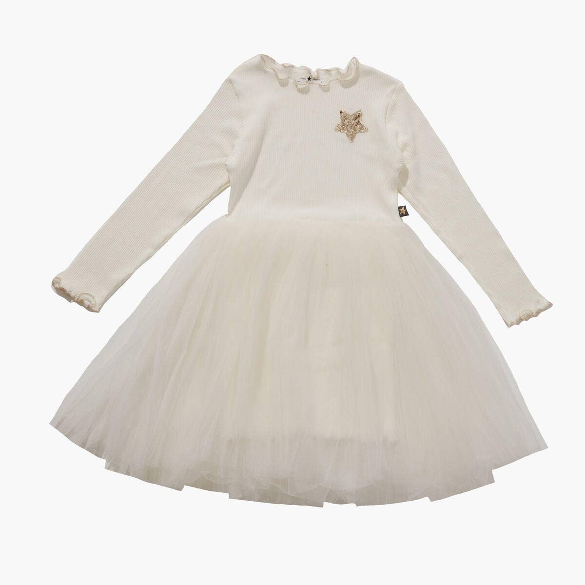 Petite Hailey - Hailey Tutu Dress: Ivory / 8yr