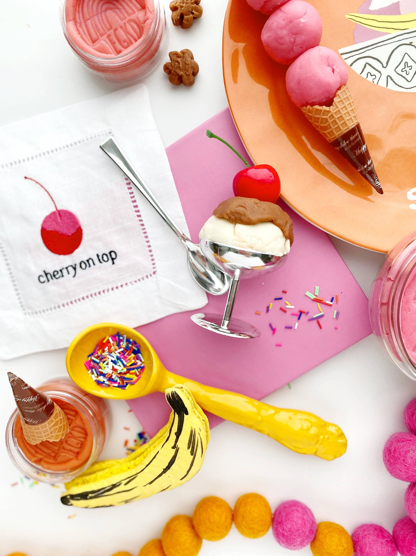 Earth Grown KidDoughs (KidDoughs by EGKD) - Ice Cream KidDough Play Kit